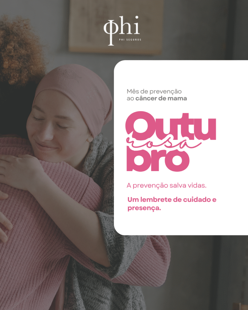 🎀 Outubro Rosa: um lembrete de cuidado, presença e prevenção
